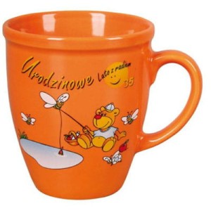Kubek reklamowy z nadrukiem - Justyna poj. 350 ml