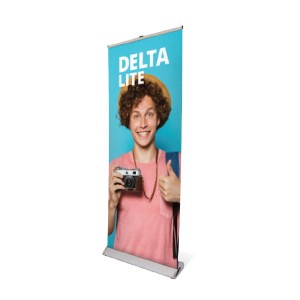 Roll-up reklamowy premium (łezka) z wydrukiem 85 cm