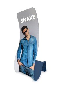 Stand reklamowy tekstylny Formulate Snake z wydrukiem 0,9 m