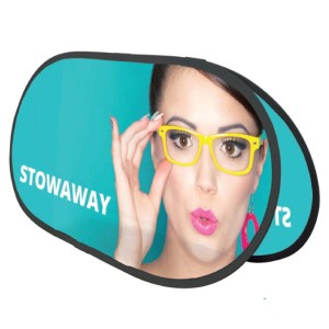 Baner owalny zewnętrzny POP-OUT kanapka STOWAWAY 2 m