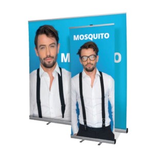 Roll up reklamowy standard z wydrukiem szer. 80-200 cm (czarne elementy kasety)