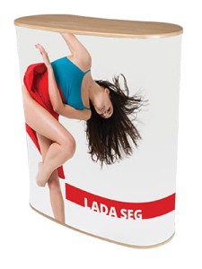 Trybunka reklamowa tekstylna  POP-UP SEG 990x840 mm
