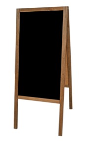 Potykacz dwustronny drewniany 118x47 cm