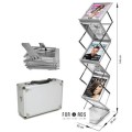 Stojak składany na ulotki A4 aluminiowy z walizką FORSTAND F100W-2.jpg