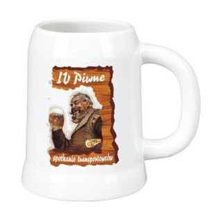 Kufel reklamowy z nadrukiem - Bavaria poj. 500 ml
