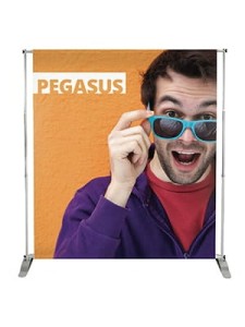 Ścianka banerowa prosta 2,4x2,4m PEGASUS z wydrukiem