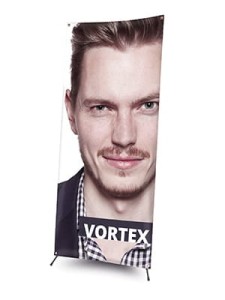 X-Baner standard VORTEX 85x195 cm z wydrukiem