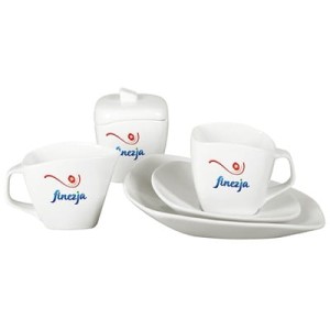 Mlecznik reklamowy z nadrukiem - Swing Coffee poj. 150 ml